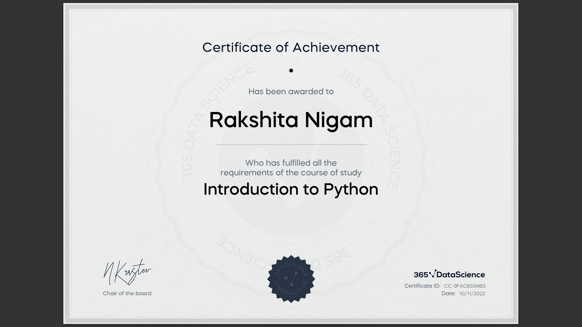 Introduction to Python