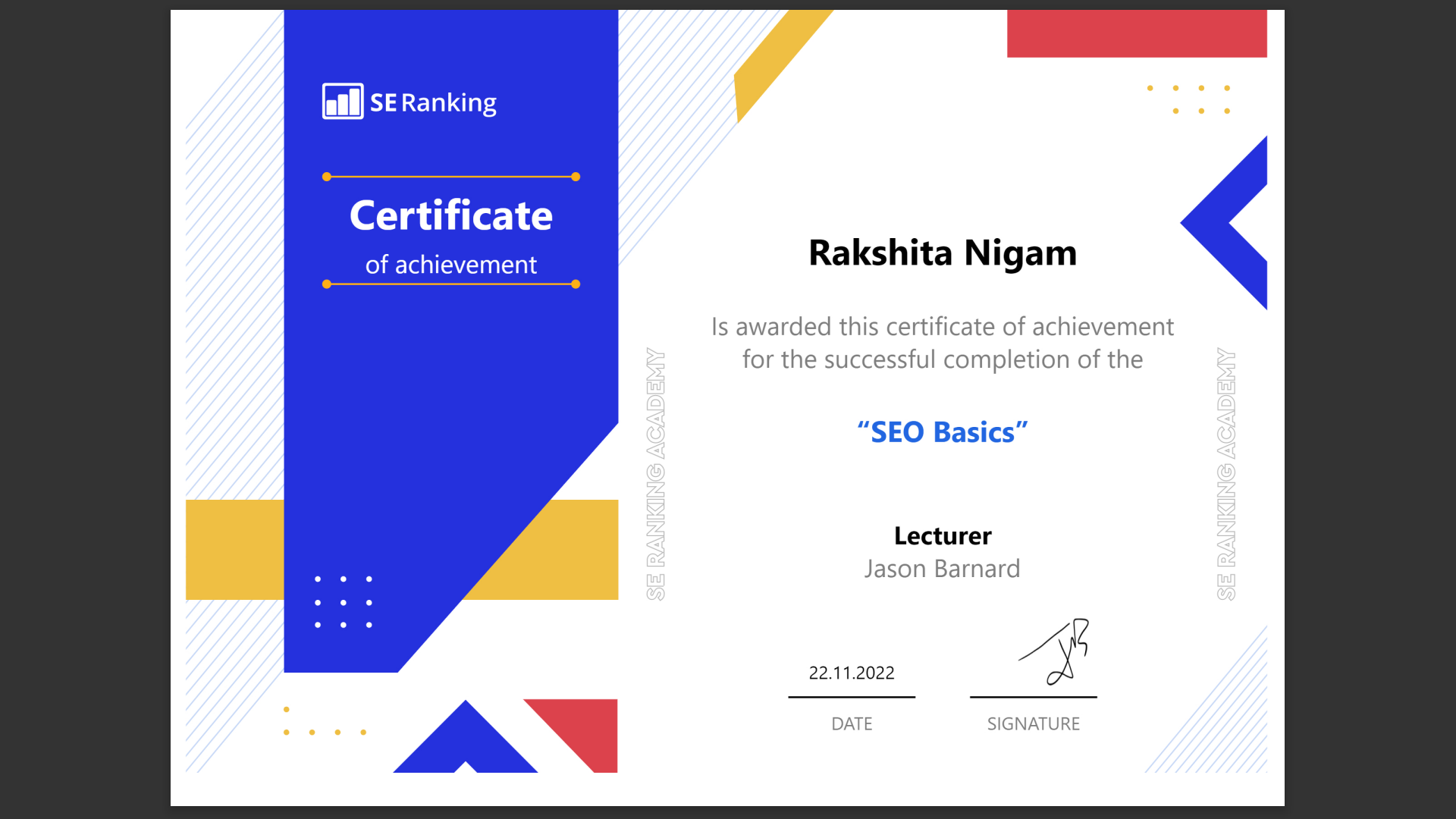 SEO Basics from SE Ranking
