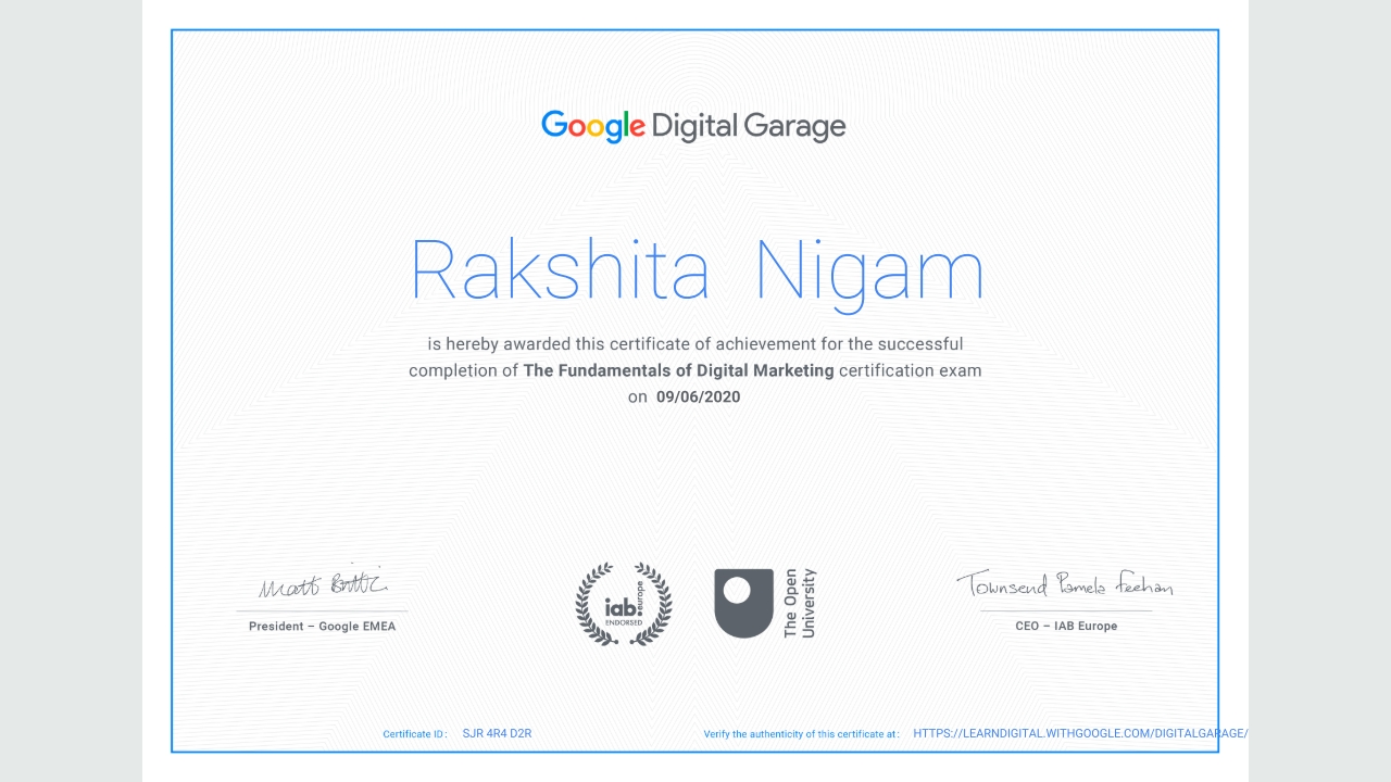 Google Digital Marketing